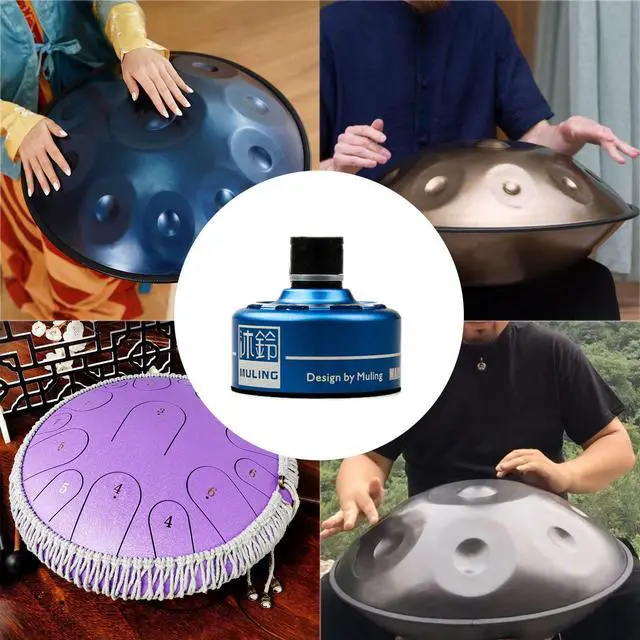 Alt view image 5 of 6 - H1 Handpan Pickup, Steel Drum & Tongue Drum Pickup, Magnetic Contact Pickup With Carrying Bag, For Gigs and Practice