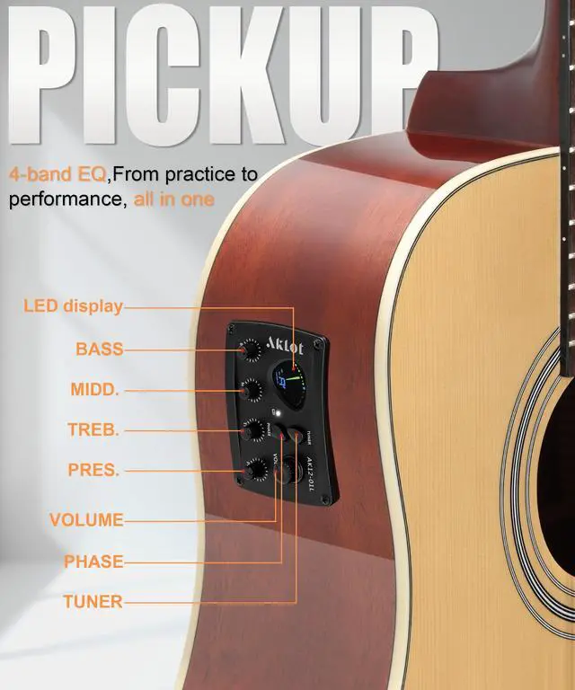 Alt view image 2 of 7 - 12-String Acoustic Electric Guitar: Mahogany Back and Sides with Spruce Top, 41-inch Cutaway Body, Built-in Pickup; Deluxe Set Includes Guitar Bag, Tuner, Cable, Capo, Strings & Picks (PL-NA)