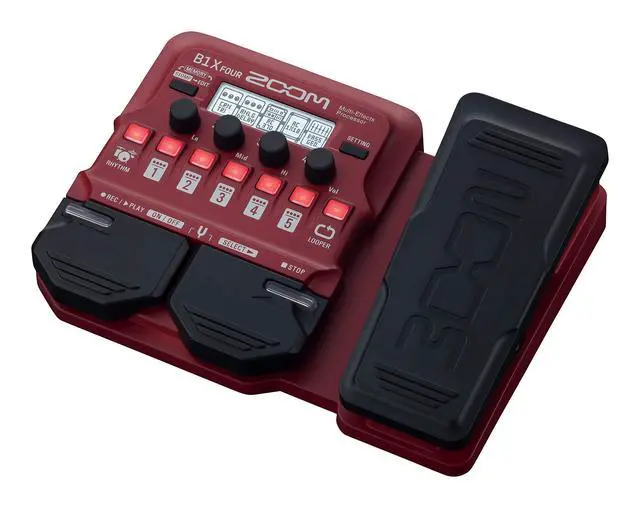 Alt view image 7 of 7 - B1X FOUR Bass Multi-Effects Processor with Expression Pedal, 70+ Built-in Effects, Amp Modeling, Looper, Rhythm Section, Tuner, Battery Powered
