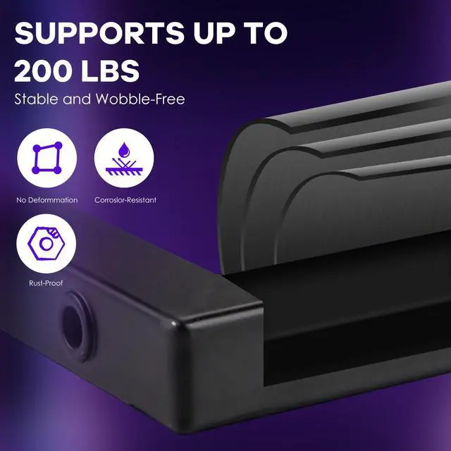Alt view image 5 of 7 - Portable DJ Booth Facade Stand | Foldable DJ Table with 38.5"x19" Surface & Cable Hole | Includes Black/White Scrims & Carry Bag for Events, Parties, Mobile DJs (DJ Station, Event Facade)
