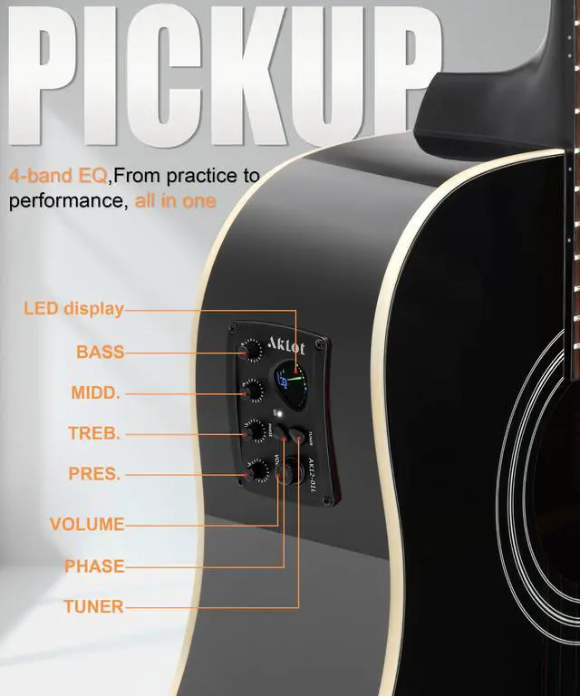 Alt view image 2 of 7 - 12-String Acoustic Electric Guitar: Mahogany Back and Sides with Spruce Top, 41-inch Cutaway Body, Built-in Pickup; Deluxe Set Includes Guitar Bag, Tuner, Cable, Capo, Strings & Picks (PL-NG)