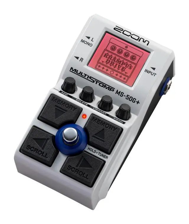 Alt view image 6 of 7 - MS-50G+ MultiStomp Guitar Effects Pedal with 100 Effects, Drives, Modulation, Delay & Reverb, Stereo Outputs, Built-In Tuner, Battery Powered