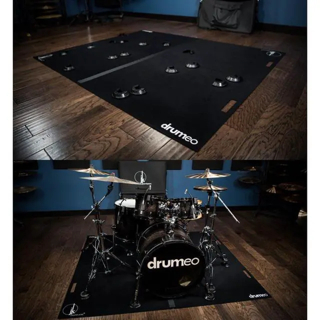 Alt view image 3 of 7 - 16-Pack Drum Hooves | Stabilize Your Drumset | Non-Slip Drum Accessories | Compatible with Kick Drums, Bass Drums, Pedals | Anchor for Drum Rugs & Mats | Ø4,17 in x 0,98 in