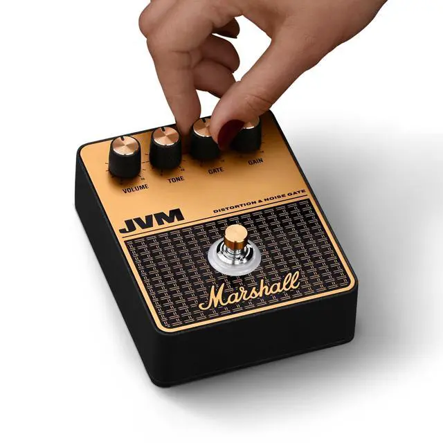Alt view image 4 of 7 - JVM Overdrive/Distortion Pedal - Black and Gold
