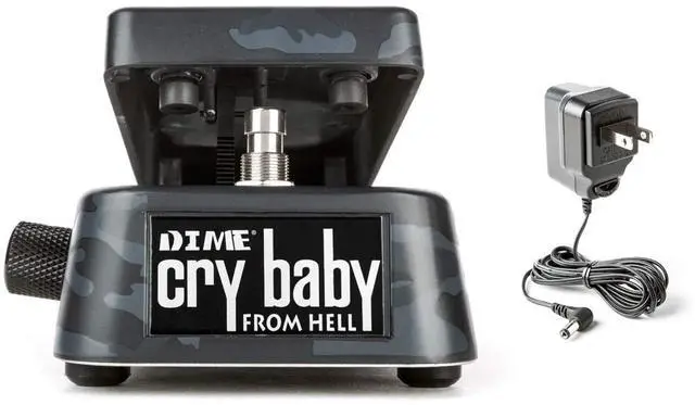 Main image of Dunlop DB01B Dime Crybaby From Hell Wah Pedal w/ Dunlop ECB-003 Power Supply