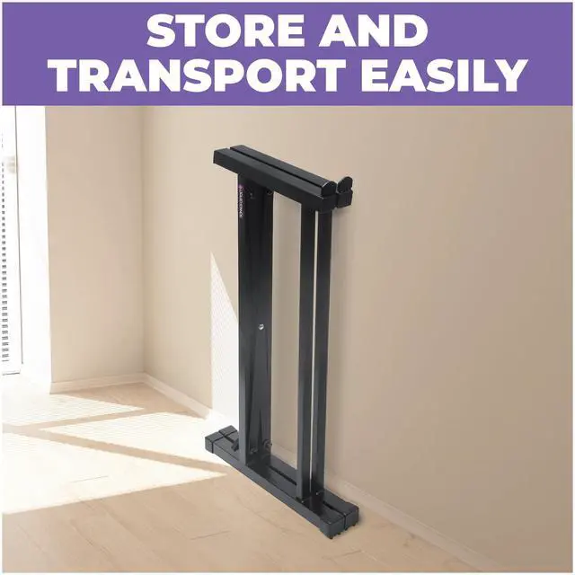 Alt view image 4 of 6 - Portable Audio Mixer Stand - Angled Foldable & Adjustable Studio Music Mixer Synth, MPC Stand For Drum Machines, DJ Turntables, Audio Rack Music Equipment & More