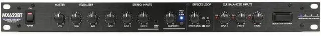 Main image of MX622BT 6-channel Stereo Mixer with Bluetooth