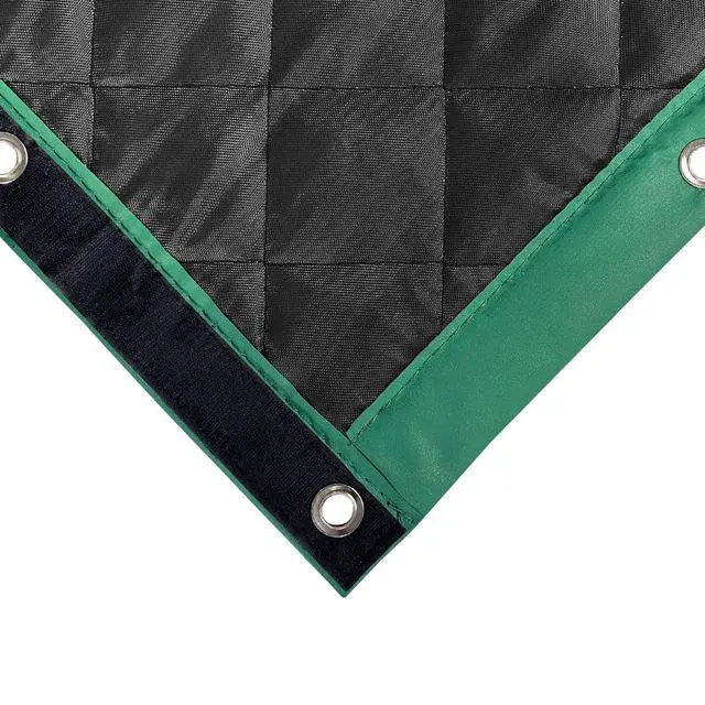 Alt view image 3 of 7 - Sound Barrier Temporary Construction Traffic Industrial Sports Pitches Outdoor Noise Control Sound Blocking Reducing Cancelling Soundproof Screen Blankets 39.3x78.7-1 Pack-(Green)