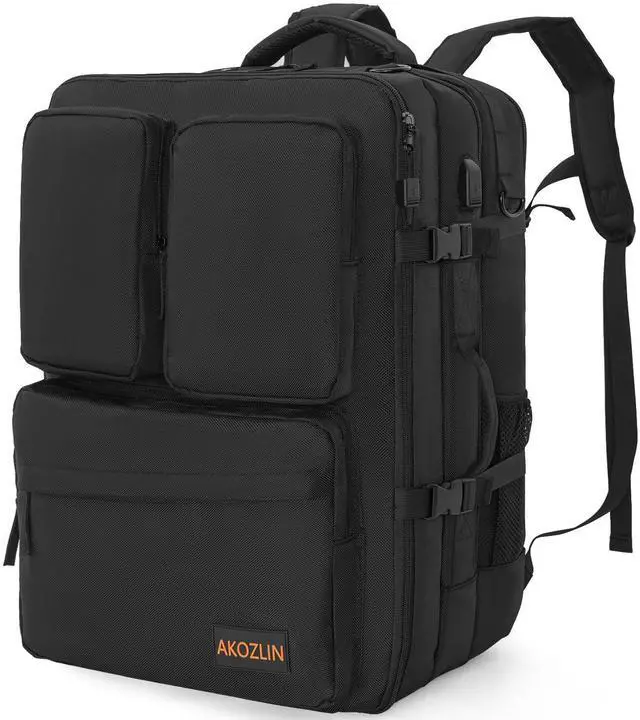 Main image of DJ Mixer Travel Backpack 15"x9.8"x21.6" For Controller DJ Multi-Pockets With USB Port For Two Equipments,Laptop,Vinyl Records,Cables Accessories