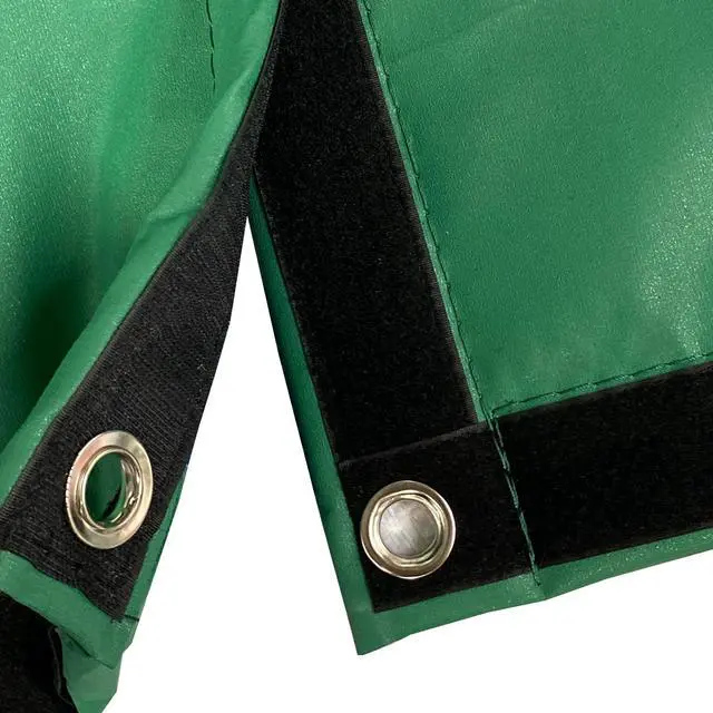 Alt view image 4 of 7 - Sound Barrier Temporary Construction Traffic Industrial Sports Pitches Outdoor Noise Control Sound Blocking Reducing Cancelling Soundproof Screen Blankets 39.3x78.7-1 Pack-(Green)