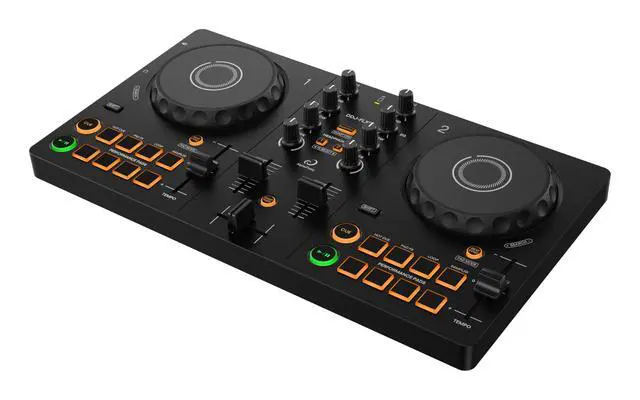 Alt view image 3 of 7 - /Pioneer DJ DDJ-FLX2 Beginner DJ Controller Portable USB-Powered 2-Channel Controller with Professional Layout Compatible with Music Streaming Services Perfect for New DJs