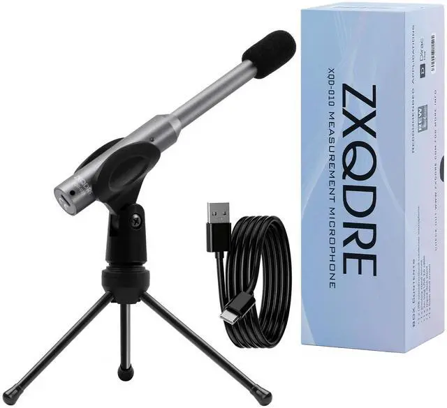 Main image of USB-C Measurement Microphone with Individual Calibration File | Professional Omnidirectional Calibrated Mic, Plug and Play, Compatible with MiniDSP & REW for Speaker Design & Audio Tuning
