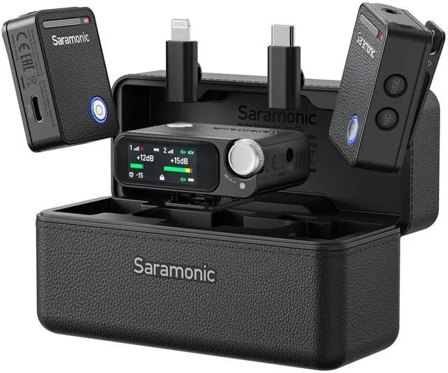 Main image of Ultra Wireless Lavalier Microphone, 32-Bit Float Recording, Timecode Sync, Noise Cancellation, IPX5 Water Resistance, 984 Range, 130dB SPL, for Cameras, Smartphones, Computers (ULTRA01)