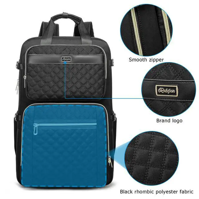 Alt view image 4 of 7 - DJ Backpack for Club Gigs, DJ Mixer Case Compatible with Pioneer DJ DDJ-REV1, DJ Controller, Novation Launchkey 37 Key Keyboard and More Equipment