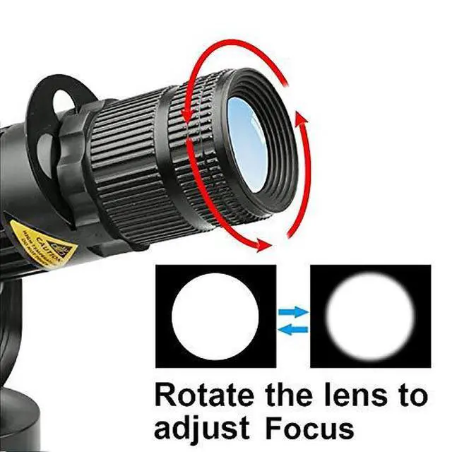 Alt view image 5 of 7 - 15W White LED Pin Spot Light for Stage DJ Disco Mirror Ball, Manual Focus | Adjustable Aperture