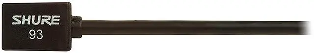 Main image of WL93-6 Series Subminiature Condenser Lavalier Microphones, WL93-6 Black, with 6-Foot (1.9 m) Cable