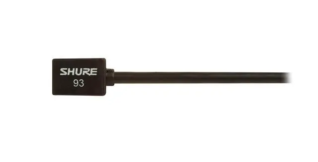 Alt view image 3 of 3 - WL93-6 Series Subminiature Condenser Lavalier Microphones, WL93-6 Black, with 6-Foot (1.9 m) Cable