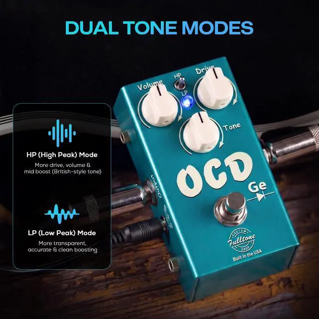 Alt view image 3 of 7 - Custom Shop OCD-Ge Germanium Obsessive Compulsive Drive Pedal