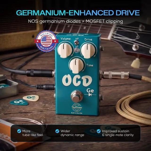 Alt view image 2 of 7 - Custom Shop OCD-Ge Germanium Obsessive Compulsive Drive Pedal