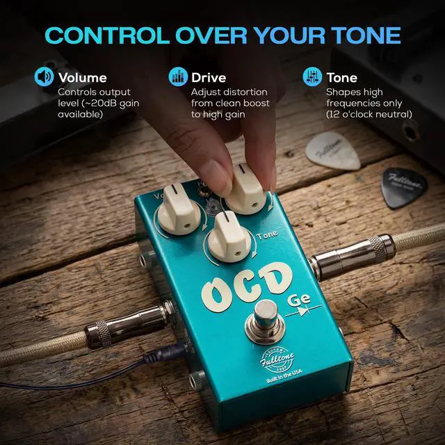 Alt view image 5 of 7 - Custom Shop OCD-Ge Germanium Obsessive Compulsive Drive Pedal