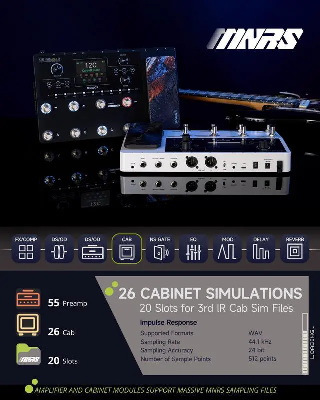 Alt view image 5 of 6 - GE150 Max Li Battery Powered Guitar Amp Modelling Multi Effects 8-Footswitch Floor Guitar FX Processor with XLR stereo output, OTG Audio Recording, CTRL Mode, Flexible Stage Pedal