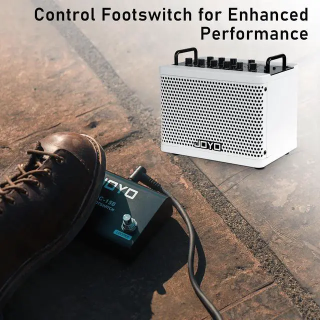 Alt view image 6 of 6 - 15W Portable Bass Amp Combo | 9 Amplifier Models + 6 Modulation FX + Looper & Drum Machine | Rechargeable Battery | Digital Modeling | for Bassist Practice, Solo & Small Gigs (DC-15B)