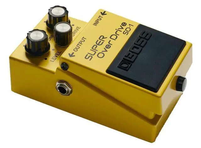 Alt view image 3 of 6 - SD-1 Super Overdrive Pedal & Ernie Ball Braided Instrument Cable, Straight/Angle, 10ft, Black (P06081)