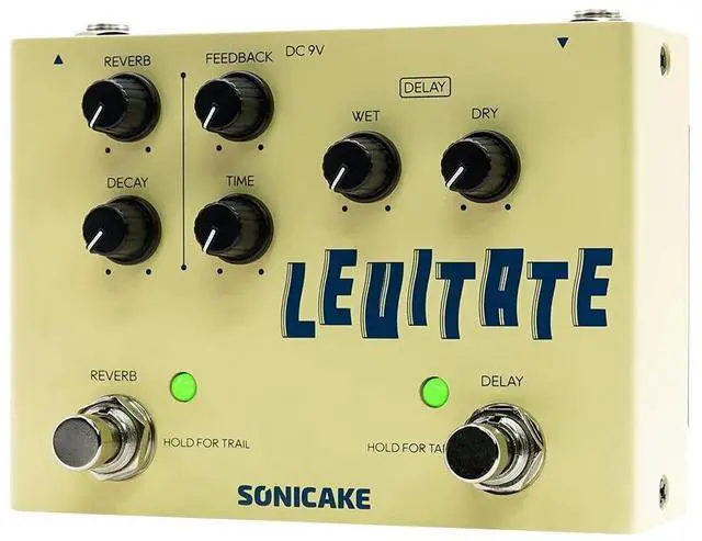 Main image of Delay Reverb 2 in 1 Guitar Effects Pedal Digital Levitate