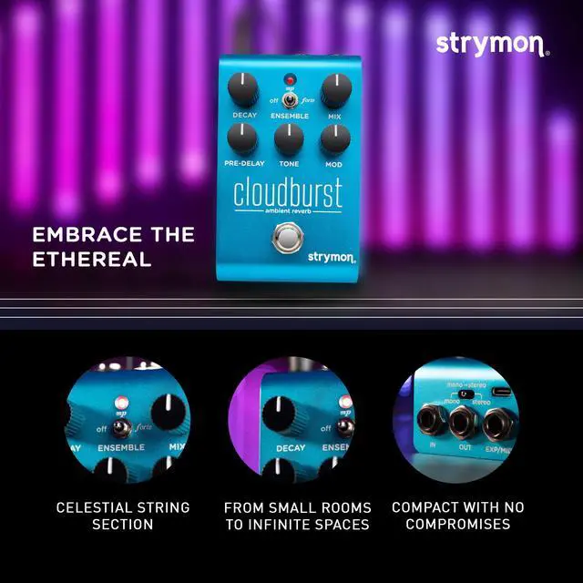 Alt view image 3 of 5 - Cloudburst Ambient Reverb Pedal