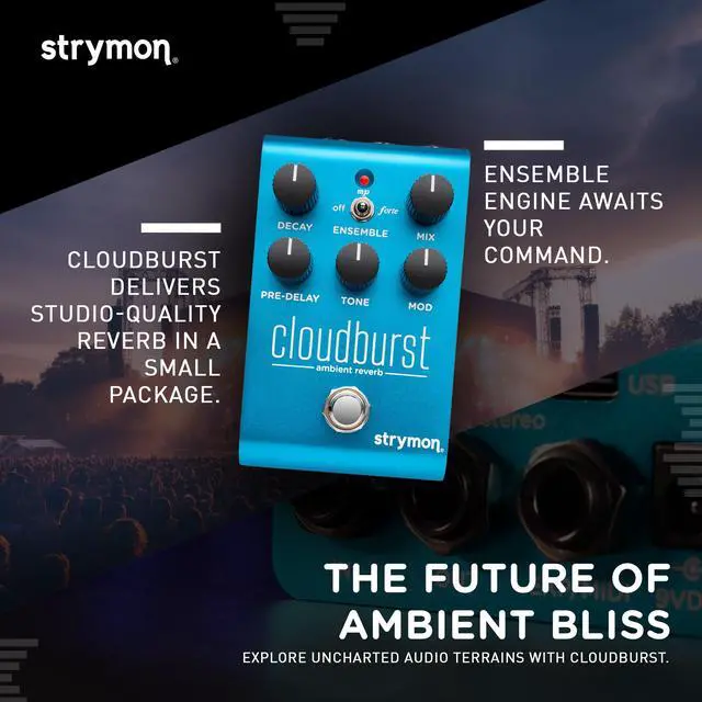 Alt view image 5 of 5 - Cloudburst Ambient Reverb Pedal