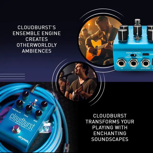 Alt view image 4 of 5 - Cloudburst Ambient Reverb Pedal