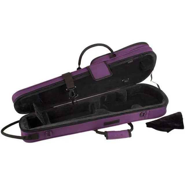 Alt view image 3 of 5 - 4/4 Violin Shaped MAX Case, Model MX044PR Purple