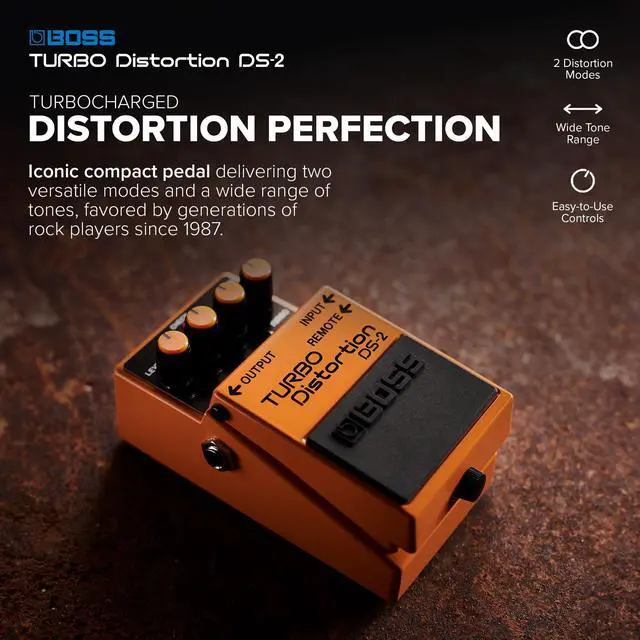 Alt view image 2 of 6 - DS-2 Turbo Distortion Pedal