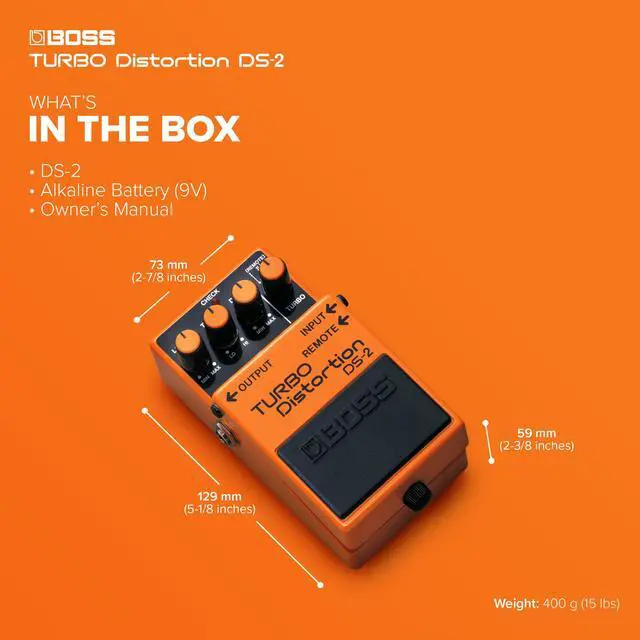 Alt view image 6 of 6 - DS-2 Turbo Distortion Pedal