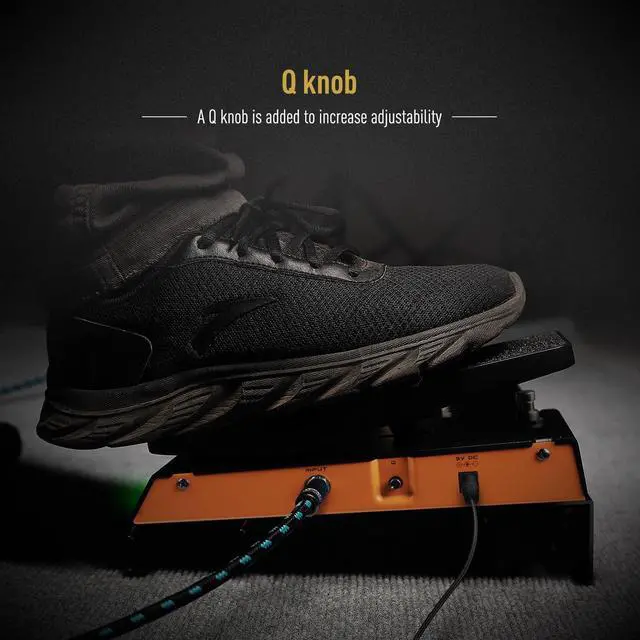 Alt view image 4 of 7 - Wah Active Volume Pedal, Wah & Volume 2 in 1 Combo Guitar Effects Pedal, Full-size Pedal 9.57"L x 3.66"W x 2.36"H - FlipWah