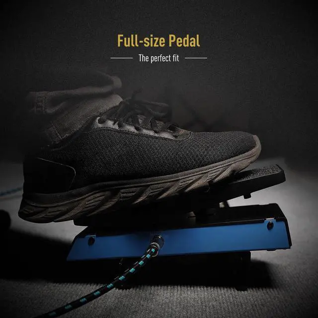 Alt view image 3 of 7 - Volume Expression Pedal, Expression EXP & Passive Volume 2 in 1 Combo Guitar Effects Pedal, Full-size Pedal - FlipVol