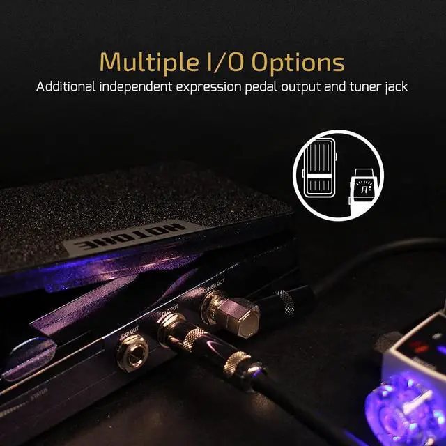 Alt view image 4 of 7 - Wah Active Volume Passive Expression Guitar Effects Pedal Switchable Soul Press II 4 in 1 with Visible Guitar Effects Pedal(Included 1 PCS Additional 15 CM TS Cable)