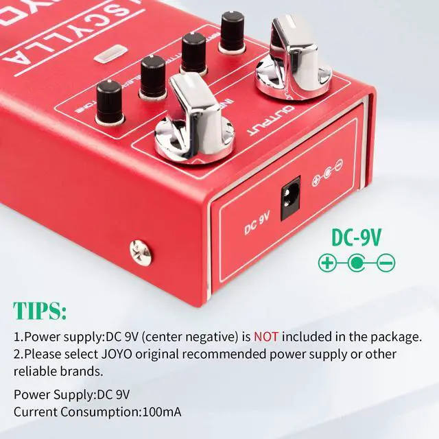 Alt view image 4 of 6 - Bass Compressor Guitar Pedal, Optical Circuit with Attack/Release/Ratio/Tone Control & Bypass (SCYLLA R-27)