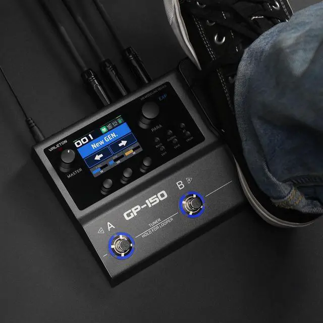 Alt view image 7 of 7 - GP-150 Multi-Effects Guitar Processor with HD Modeling, 200+ Effects, Built-In Battery, IR & NAM Support, Expression Pedal, USB Audio Interface(Incl 10 PCS Additional Toppers By VOLKTONE)