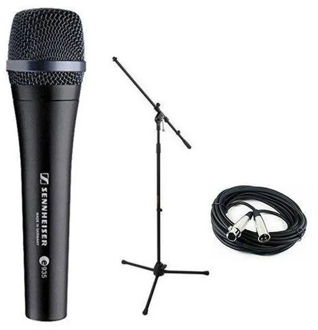 Main image of E935 Dynamic Handheld Vocal Mic with Stand & Cable Performance Kit