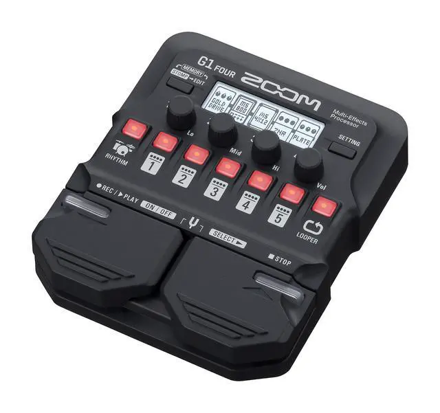 Alt view image 3 of 5 - G1 FOUR Guitar Multi-Effects Processor with 70+ Effects & Amp Modeling, Looper, Rhythm Section, Tuner, Battery Powered