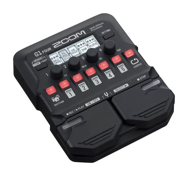 Alt view image 2 of 5 - G1 FOUR Guitar Multi-Effects Processor with 70+ Effects & Amp Modeling, Looper, Rhythm Section, Tuner, Battery Powered