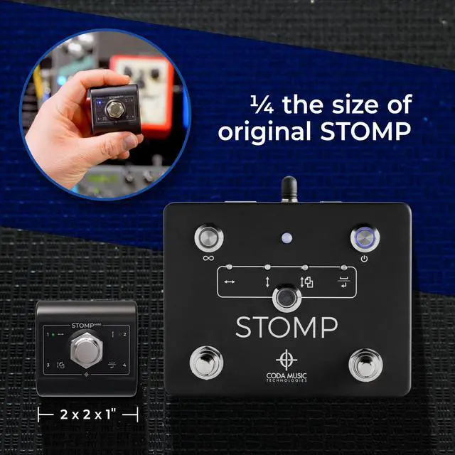 Alt view image 5 of 7 - STOMP Mini Bluetooth Page Turner & App Controller - Wireless Foot Pedal | Ultra-Compact Single-Switch with Bidirectional Control, 100+ Hour USB-C Rechargeable Battery, for iOS, Android, Mac