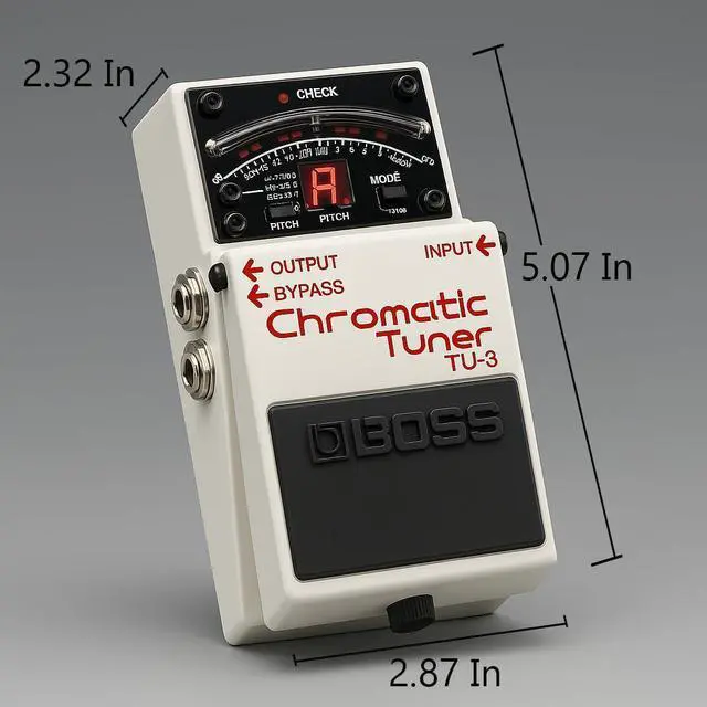 Alt view image 7 of 7 - TU-3 Chromatic Tuner Pedal Bundle with Gearlux Power Supply, Instrument Cable, Patch Cable, and Picks