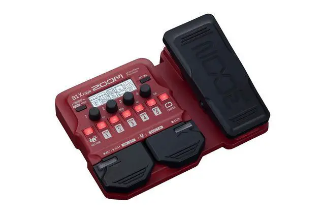 Alt view image 6 of 7 - B1X FOUR Bass Multi-Effects Processor with Expression Pedal, 70+ Built-in Effects, Amp Modeling, Looper, Rhythm Section, Tuner, Battery Powered
