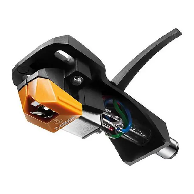 Alt view image 2 of 7 - AT-VM95EN/H Turntable Headshell/Cartridge Combo Kit Orange