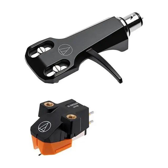 Alt view image 3 of 7 - AT-VM95EN/H Turntable Headshell/Cartridge Combo Kit Orange