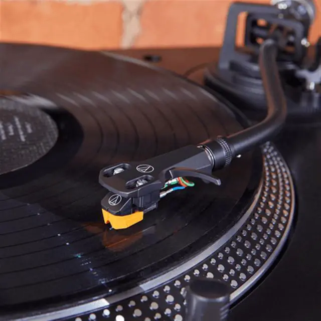 Alt view image 6 of 7 - AT-VM95EN/H Turntable Headshell/Cartridge Combo Kit Orange