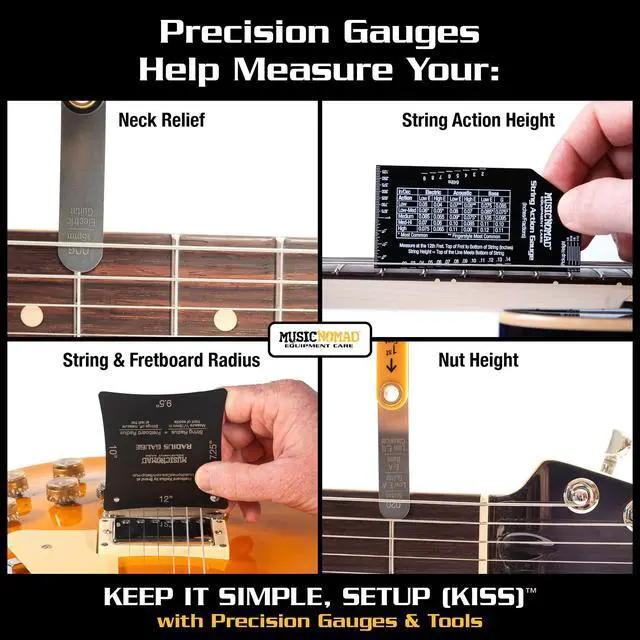Alt view image 5 of 7 - KEEP IT SIMPLE, SETUP (KISS) Starter Kit Bundle - 6 pc. Gauge Set, 26 pc. Guitar Tech Tool Set, 11 pc. Truss Rod Wrench Set (MN609)
