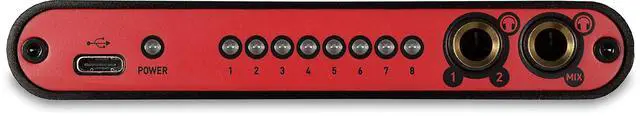 Alt view image 2 of 4 - GIGAPORT eX DJ Audio Interface: USB Type-C Powered, 8 RCA Outputs, Dual Headphone Ports, 24bit/192kHz Quality, 7.1 Channel Support, Seamless Integration with Leading DJ Apps & DAWs